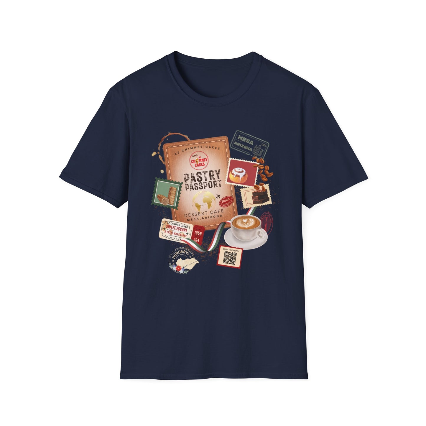 AZ Chimney Cake Pastry Passport Tee