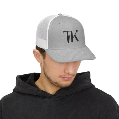TK Embroidered Snapback Trucker Cap