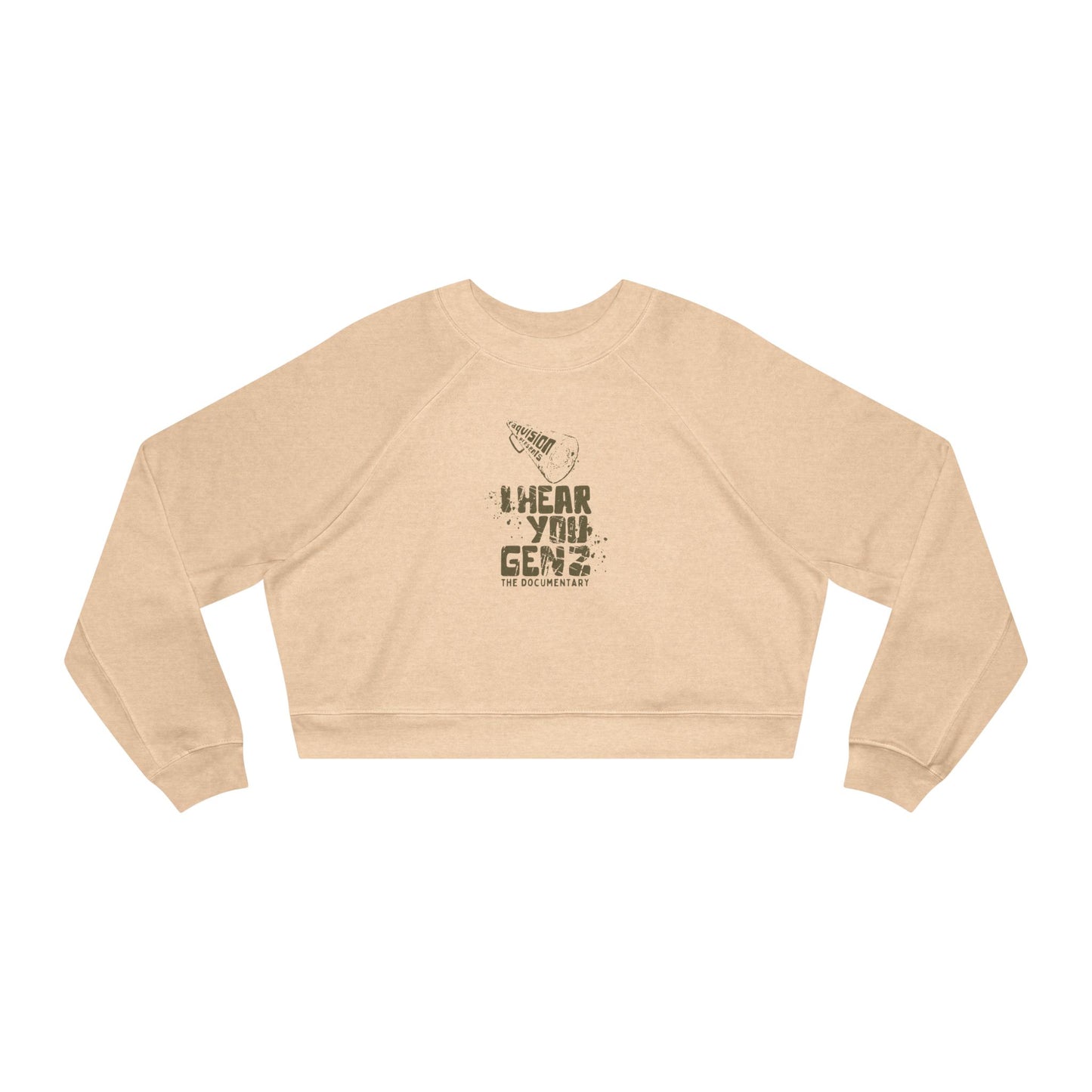 Raqvision Gen Z - That Girl Cropped Fleece Pullover