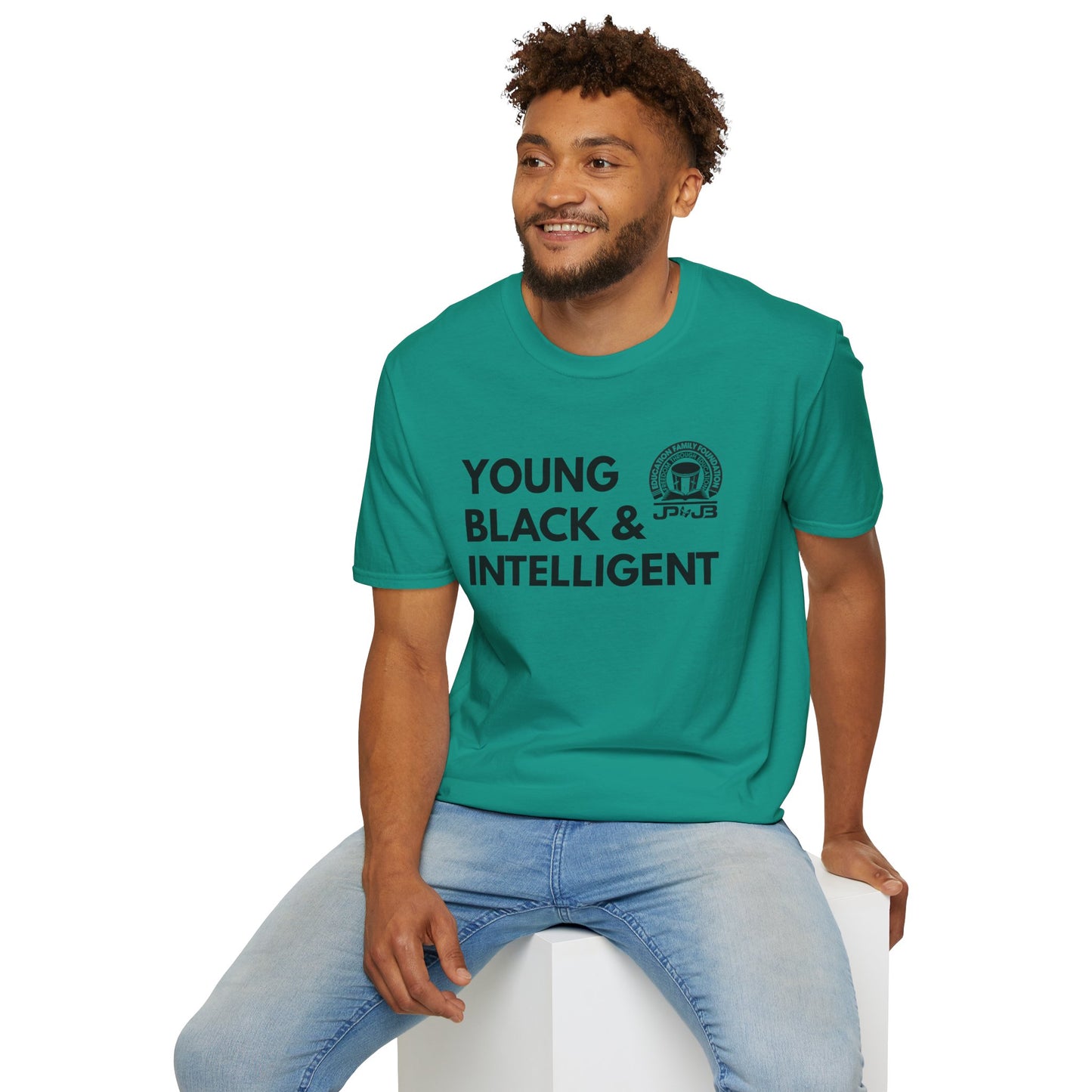 Young, Black, Intelligent JP & JB Crewneck T-Shirt