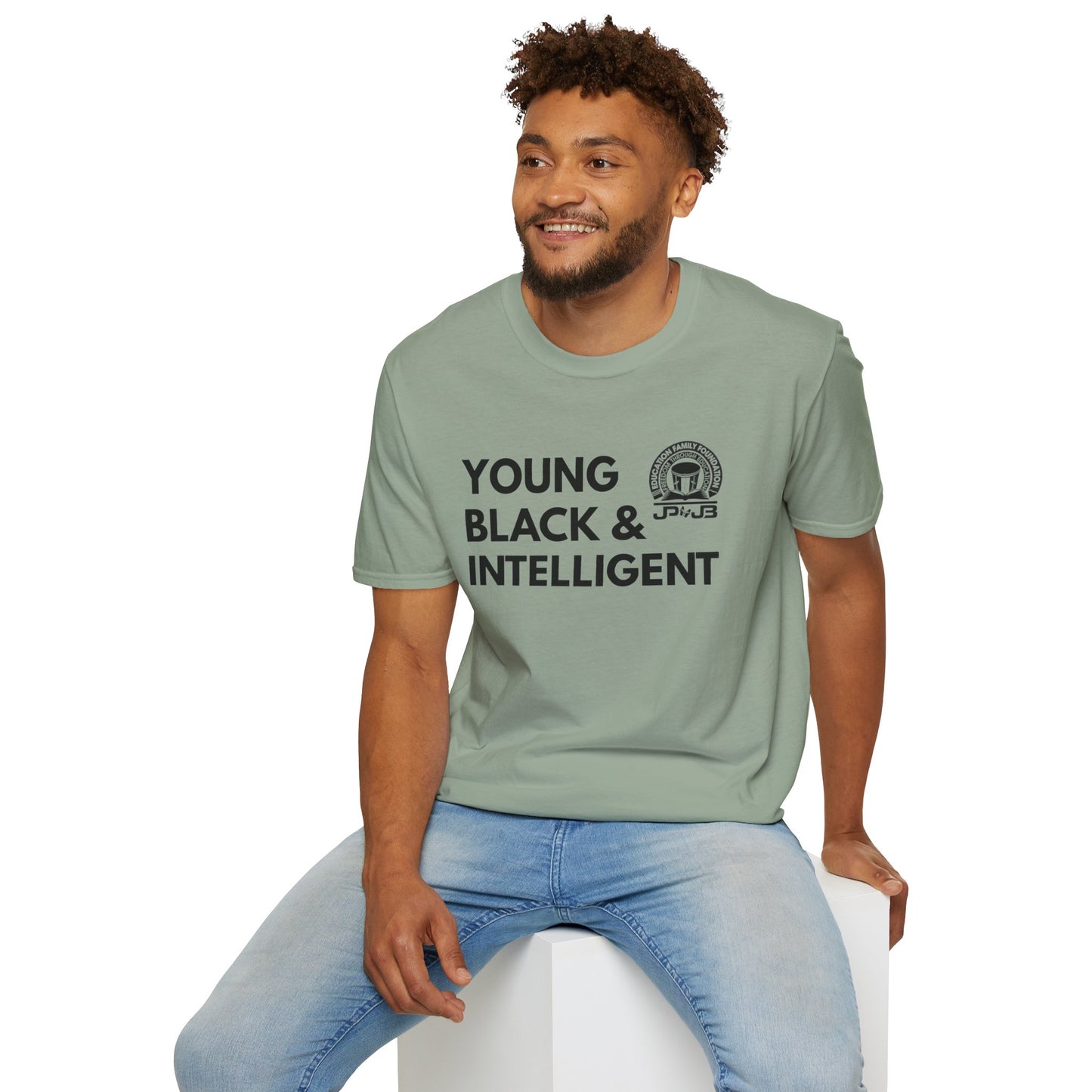 Young, Black, Intelligent JP & JB Crewneck T-Shirt