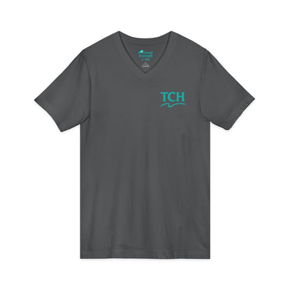 TCH Chest Logo V-Neck Tee