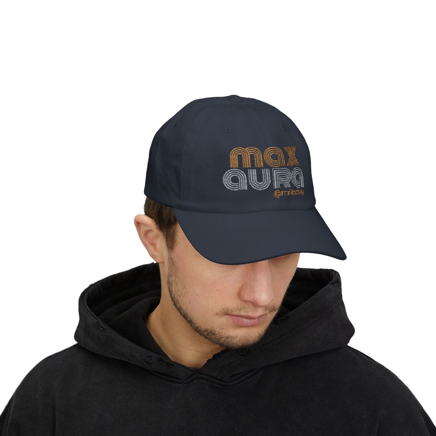 Mr. Lindsay Embroidered Max Aura Dad Cap