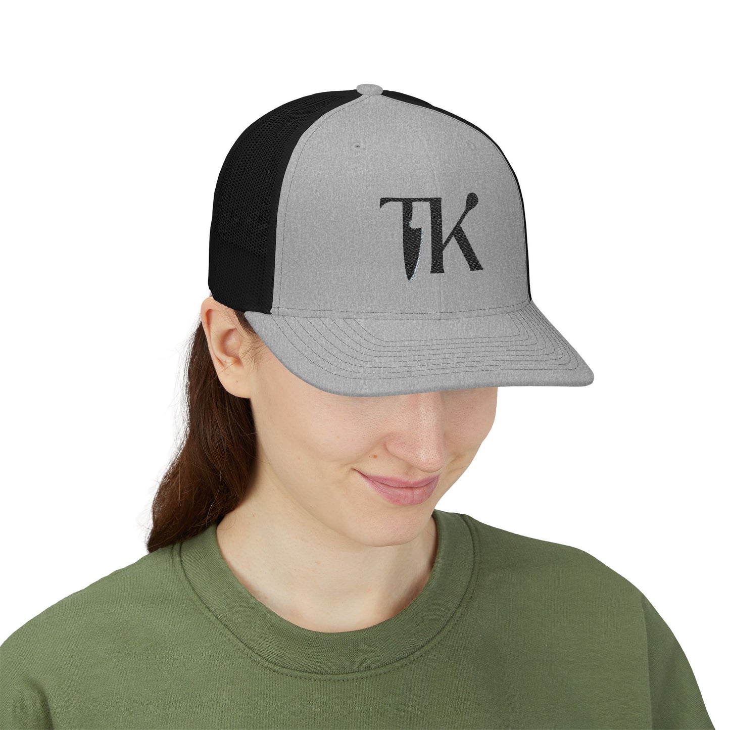 TK Embroidered Snapback Trucker Cap