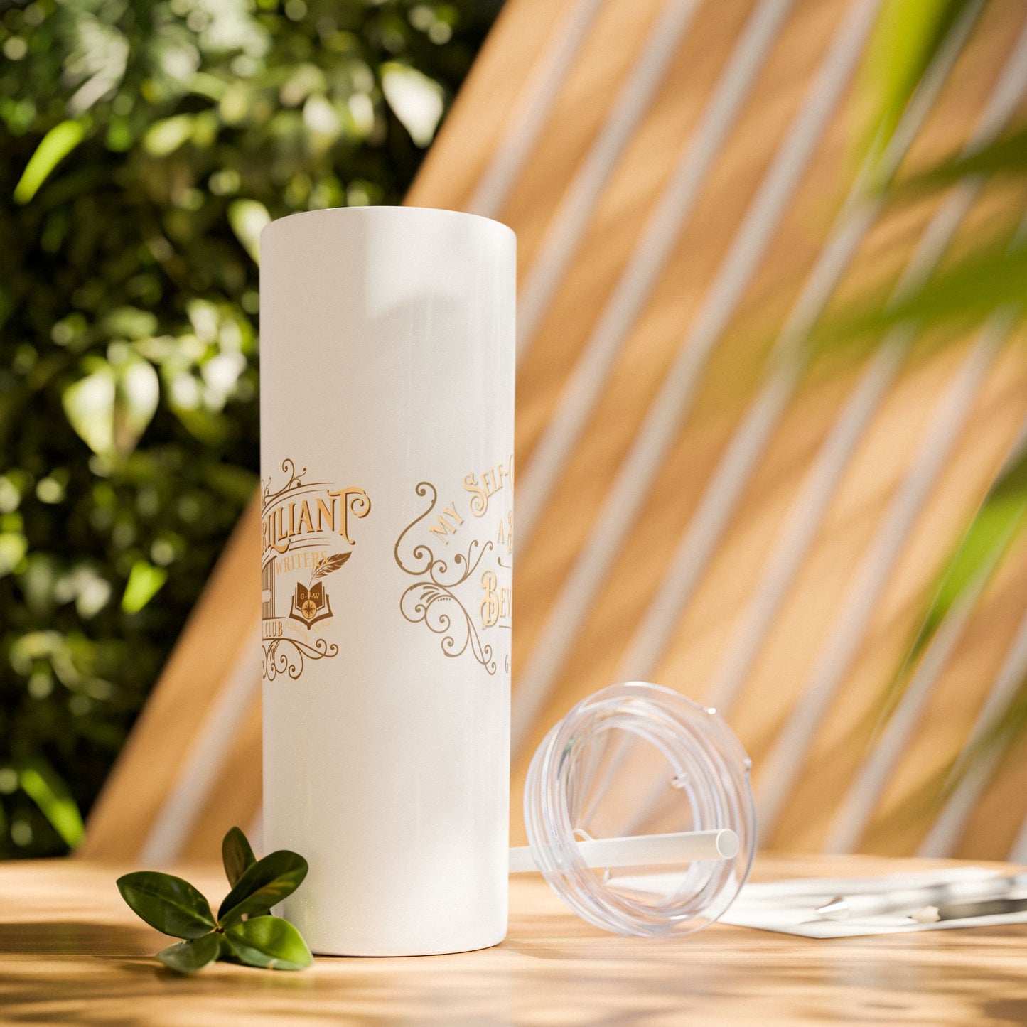 SAMPLE Book & Beverage  Skinny Tumbler, 20oz