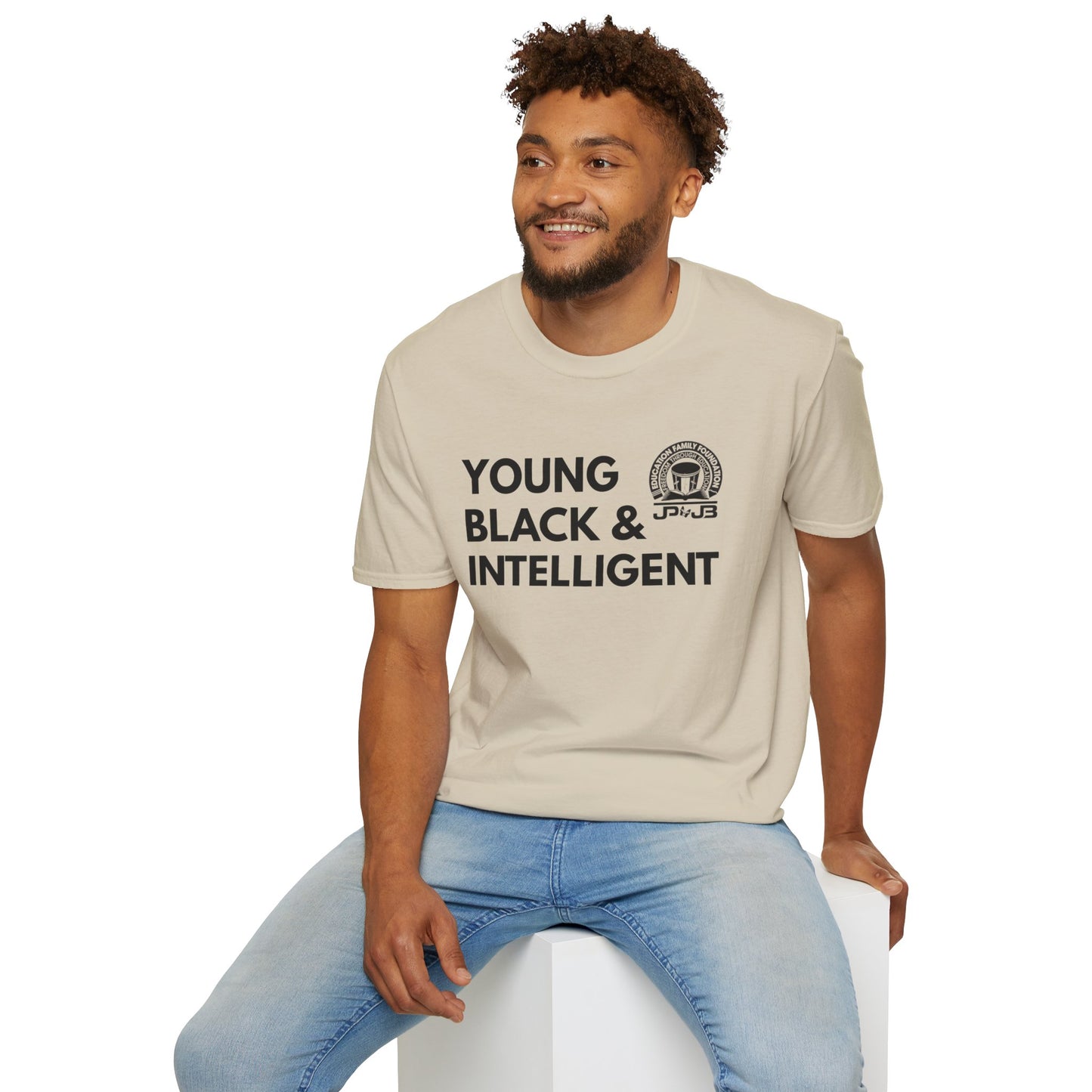 Young, Black, Intelligent JP & JB Crewneck T-Shirt