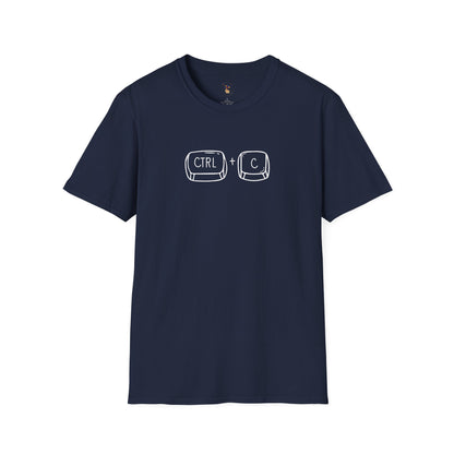 Control Copy Keyboard Duo Softstyle T-Shirt Adult