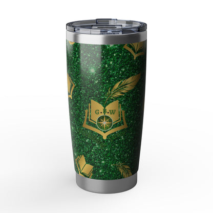 GBW Green Sparkle Sip & Story 20oz Tumbler