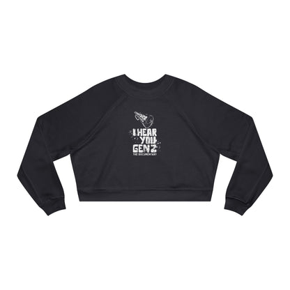 Raqvision Gen Z - That Girl Cropped Fleece Pullover