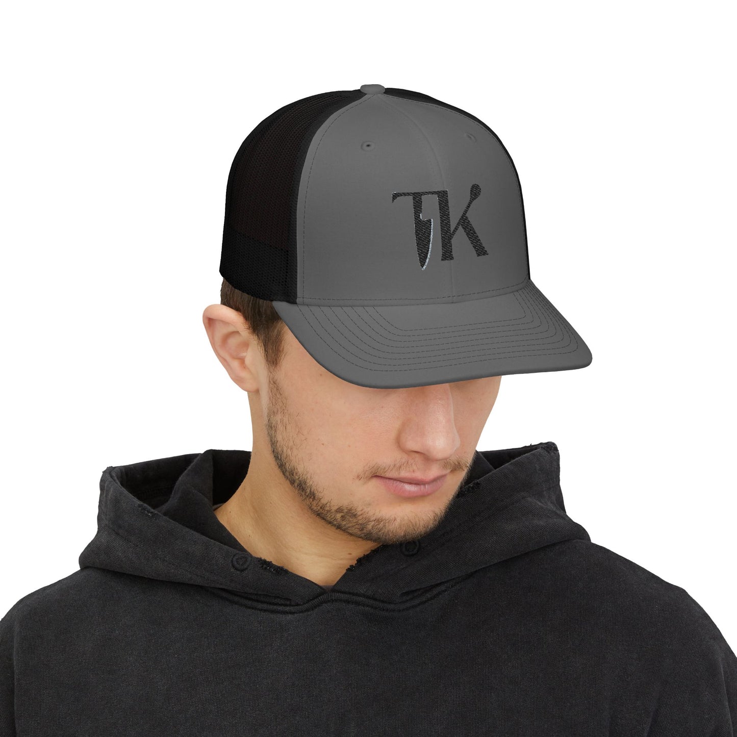 TK Embroidered Snapback Trucker Cap