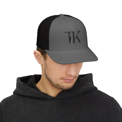 TK Embroidered Snapback Trucker Cap