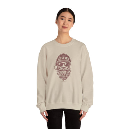 Six Seven Santa Crewneck Sweatshirt - Mr. Lindsay Certified