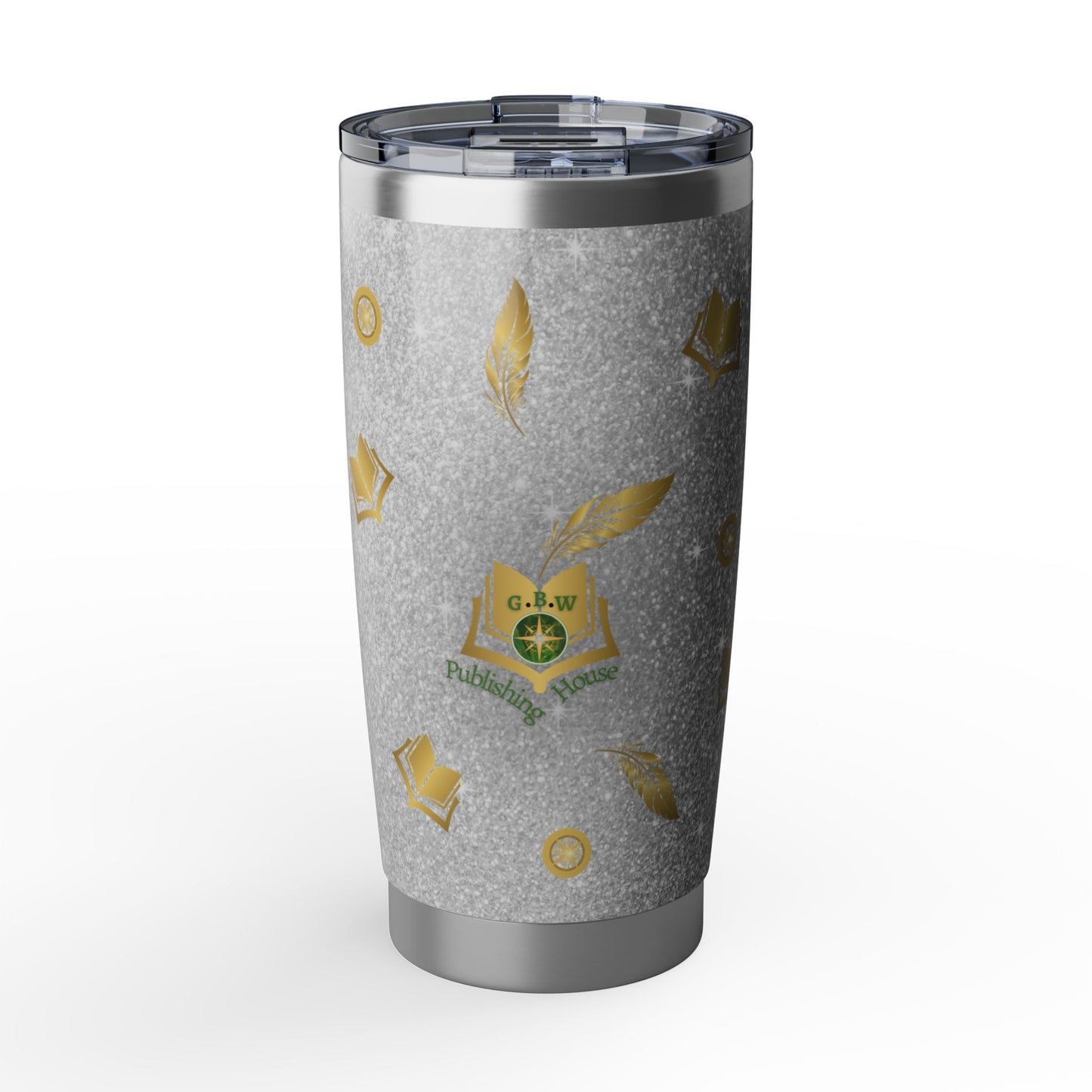 GBW White Sparkle Sip & Story 20oz Tumbler