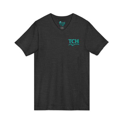 TCH Chest Logo V-Neck Tee