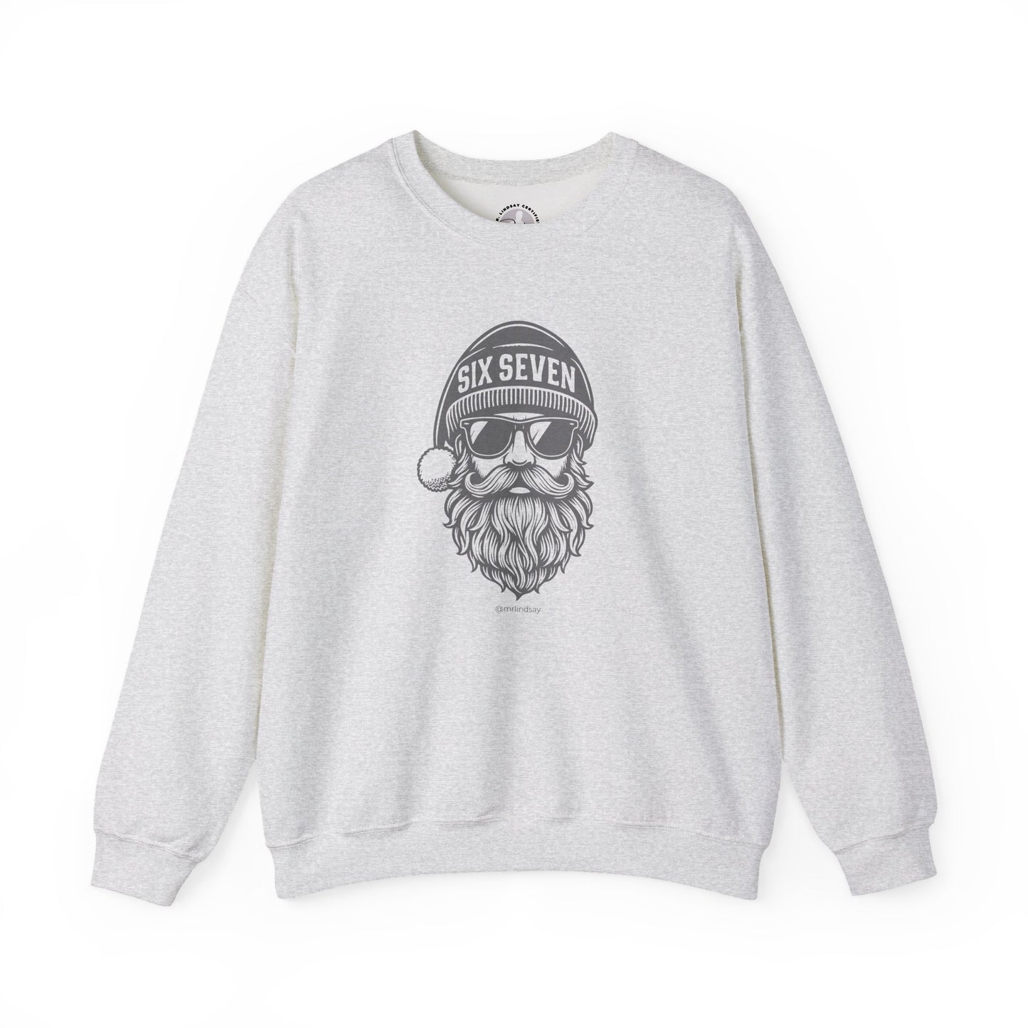Six Seven Santa Crewneck Sweatshirt - Mr. Lindsay Certified