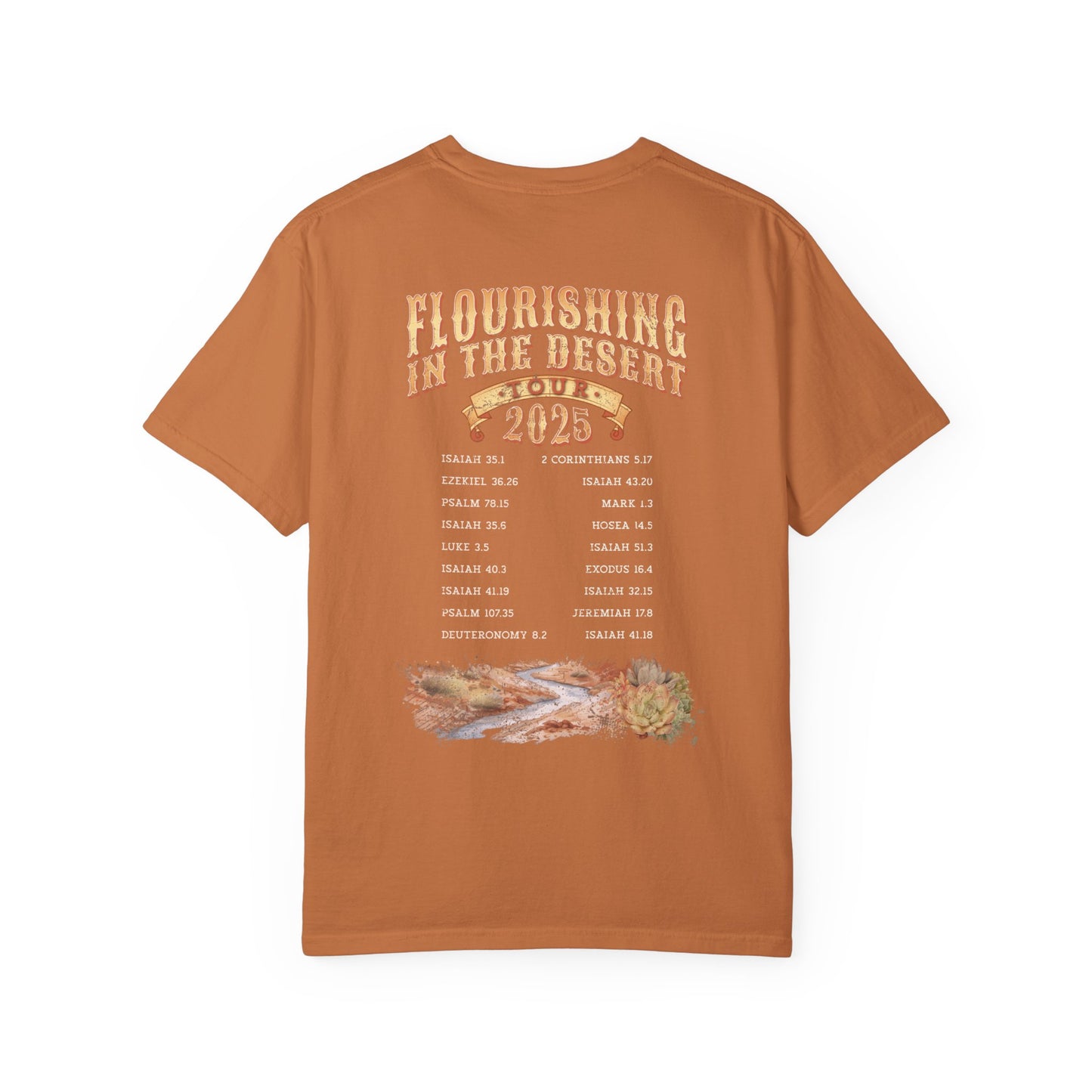 Flourishing in the Desert Tour Shirt 2025