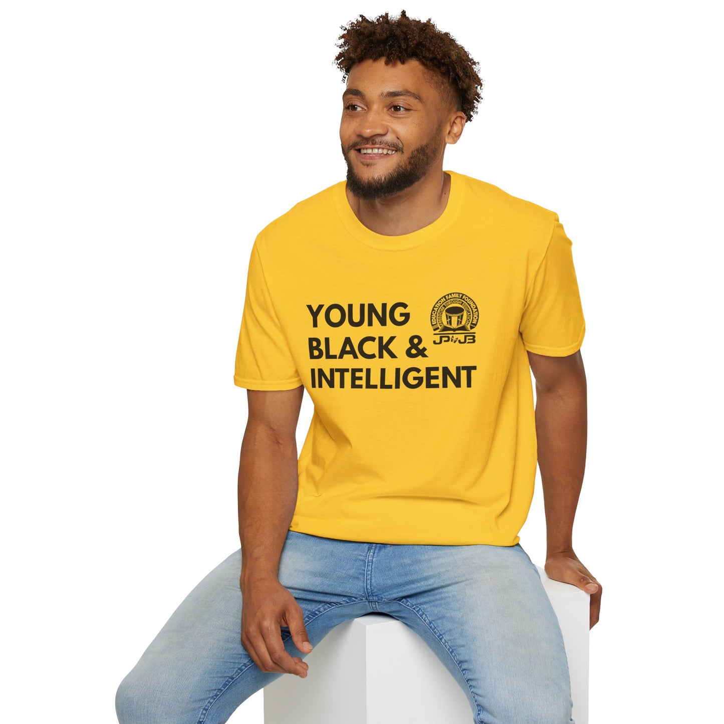 Young, Black, Intelligent JP & JB Crewneck T-Shirt