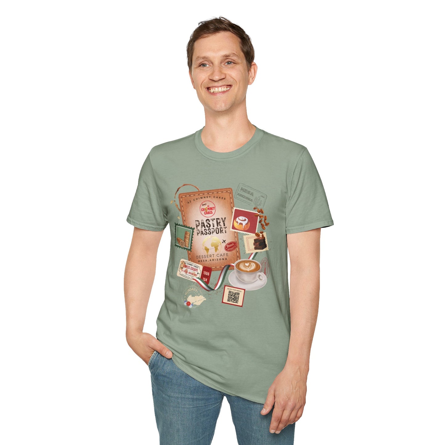 AZ Chimney Cake Pastry Passport Tee