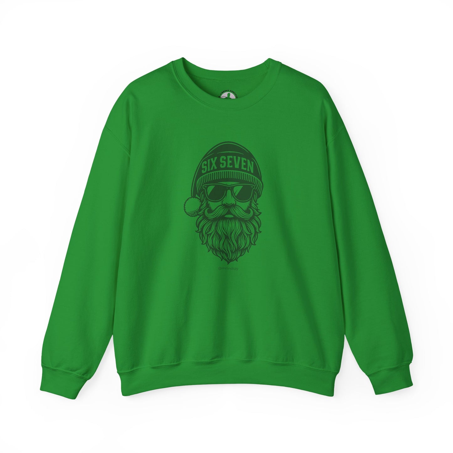 Six Seven Santa Crewneck Sweatshirt - Mr. Lindsay Certified