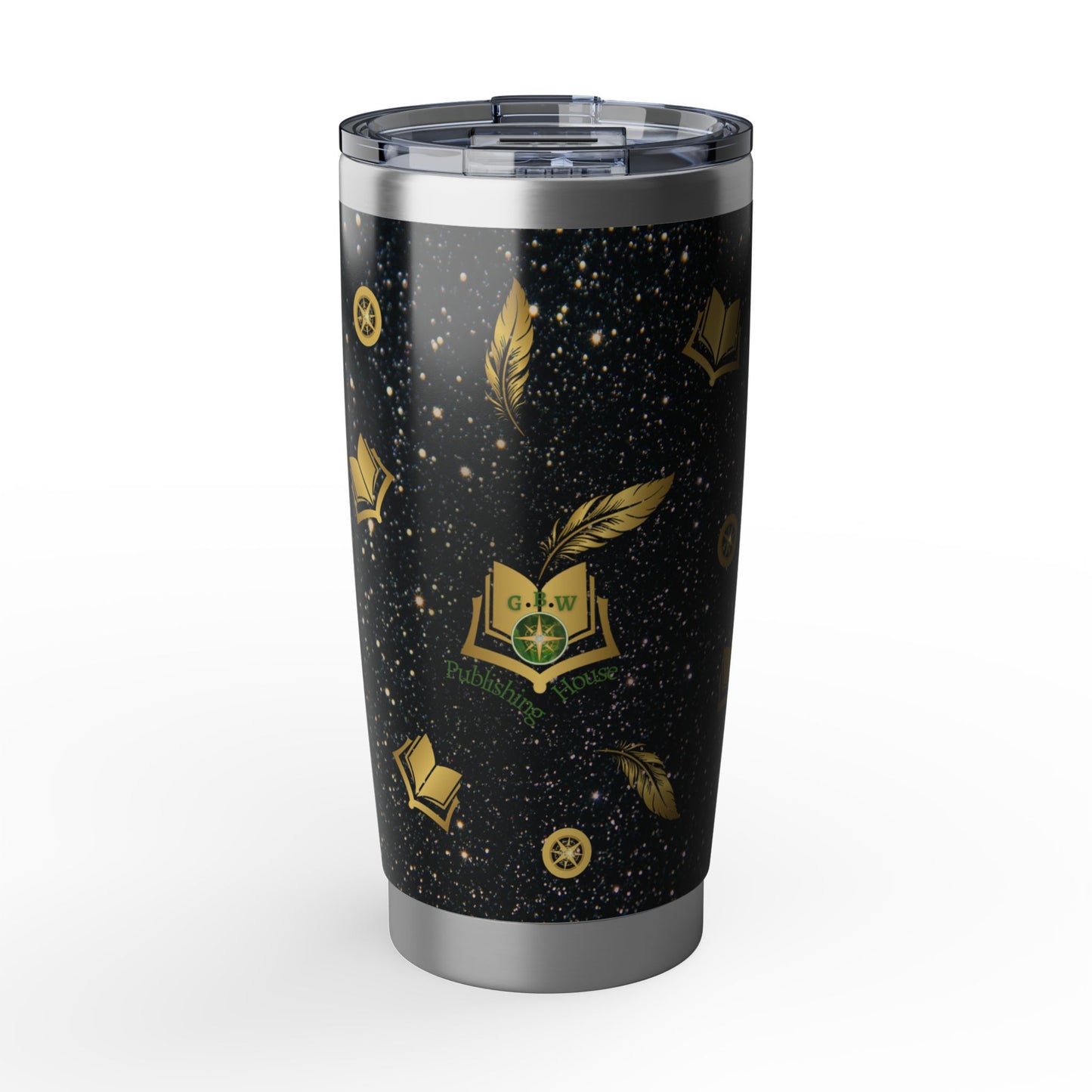 GBW Black Sparkle Sip & Story 20oz Tumbler