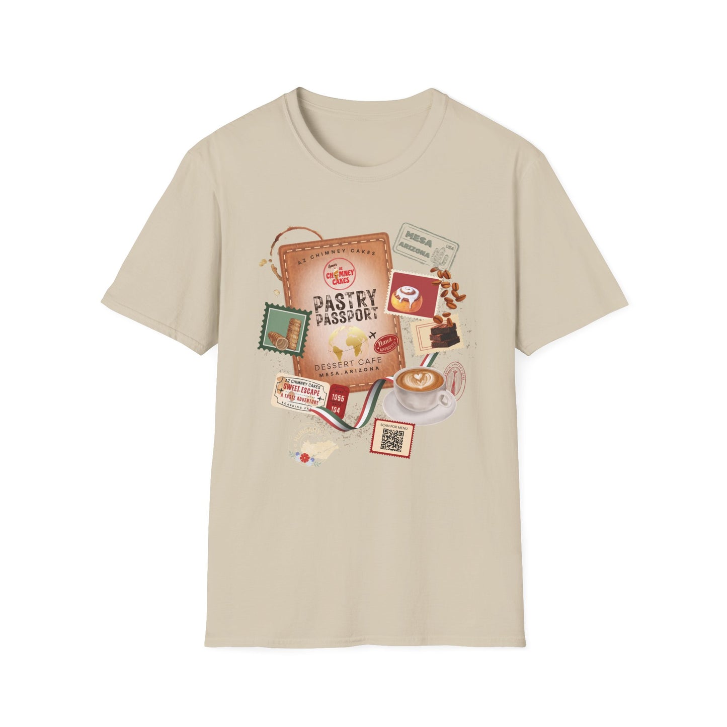 AZ Chimney Cake Pastry Passport Tee