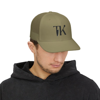 TK Embroidered Snapback Trucker Cap