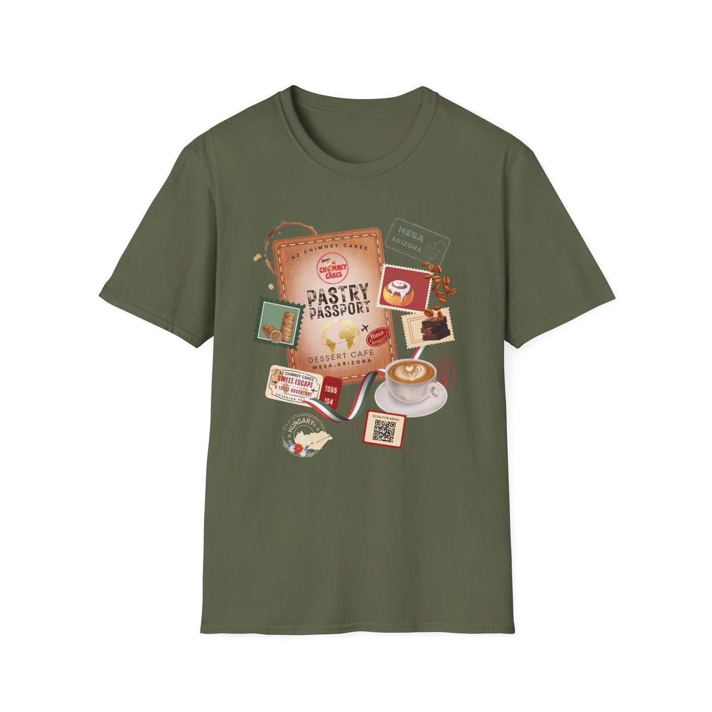 AZ Chimney Cake Pastry Passport Tee