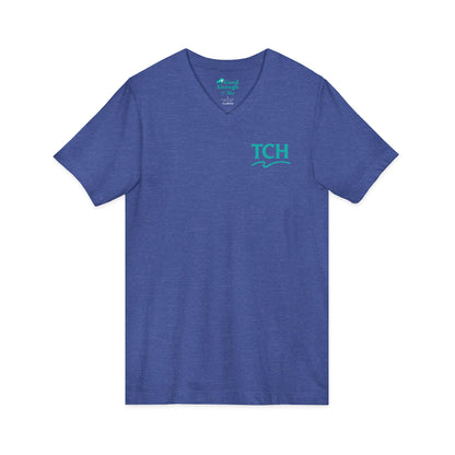 TCH Chest Logo V-Neck Tee