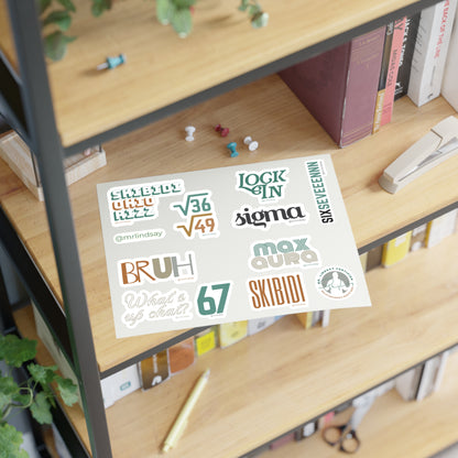 Gen Alpha Aesthetic Sticker Set - Mr. Lindsay Certified