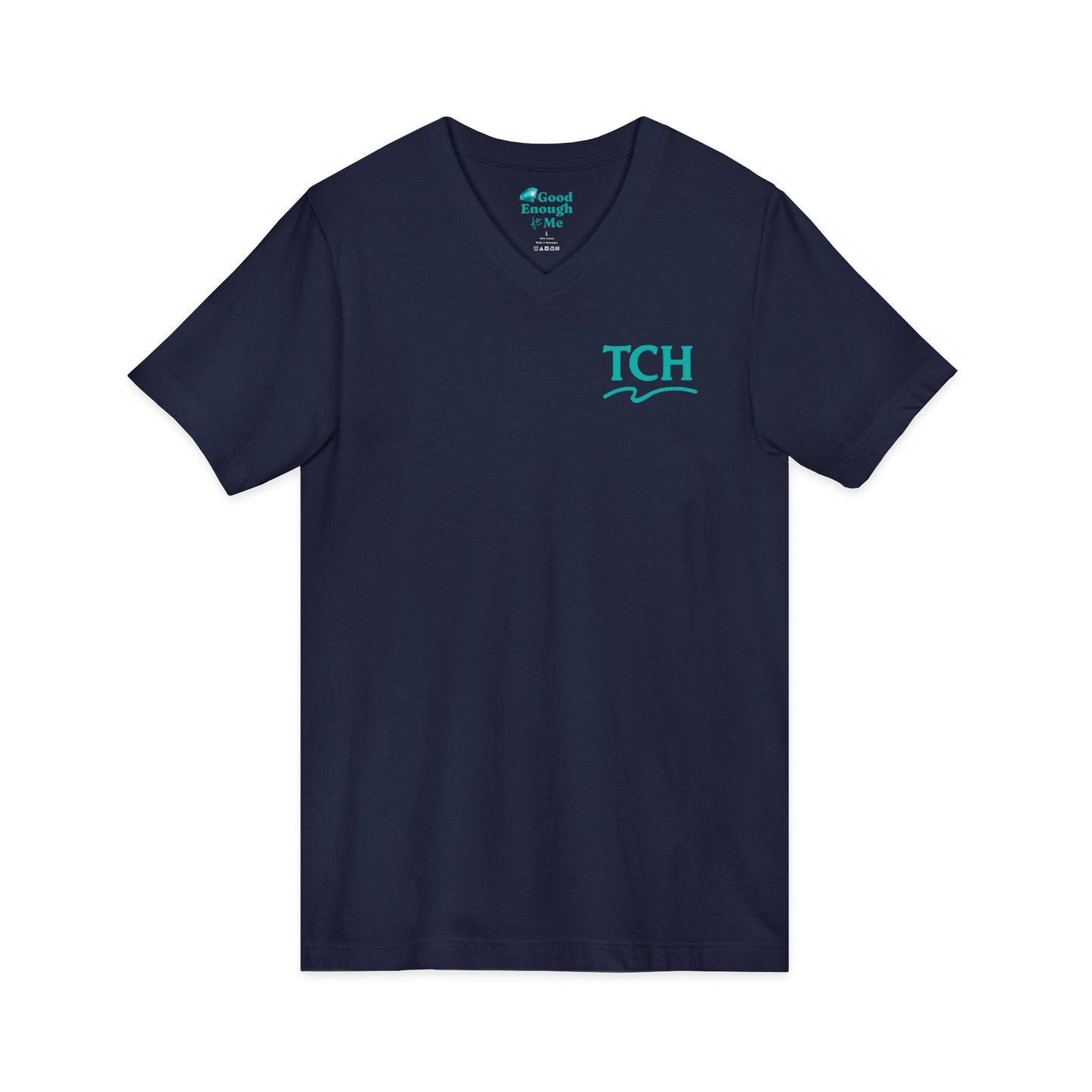 TCH Chest Logo V-Neck Tee