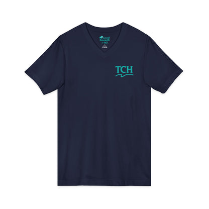 TCH Chest Logo V-Neck Tee