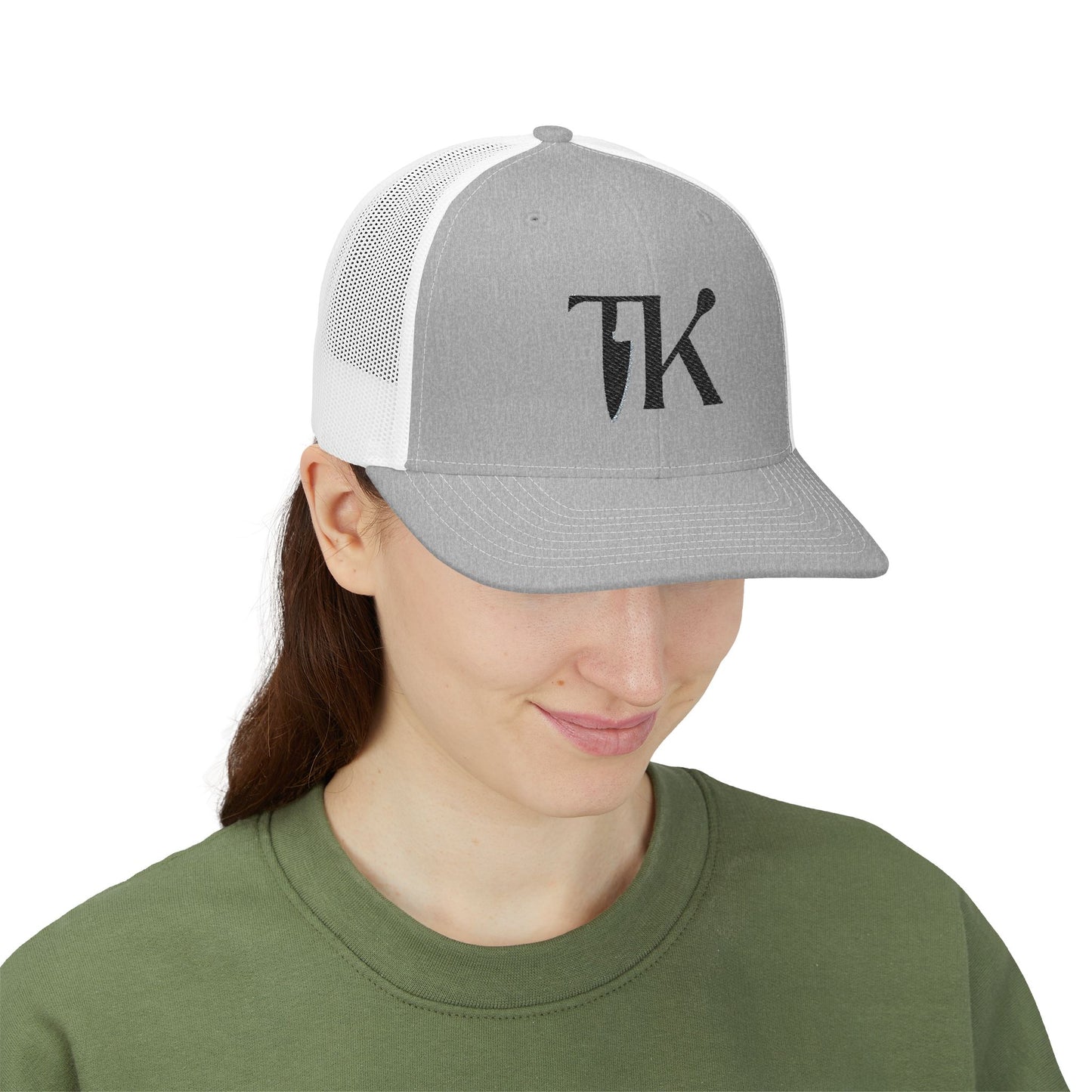 TK Embroidered Snapback Trucker Cap