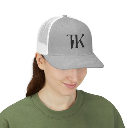 TK Embroidered Snapback Trucker Cap