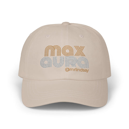 Mr. Lindsay Embroidered Max Aura Dad Cap