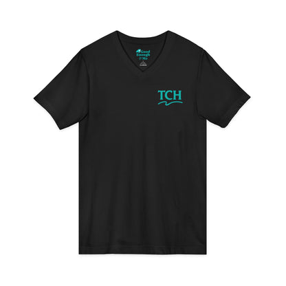 TCH Chest Logo V-Neck Tee
