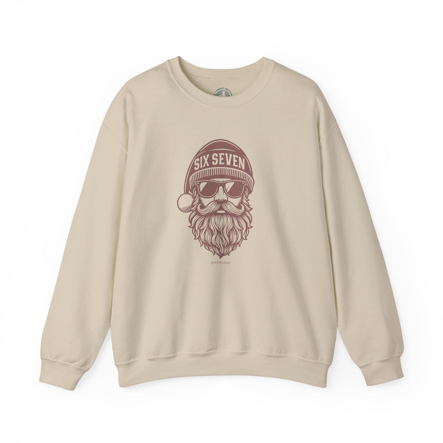 Six Seven Santa Crewneck Sweatshirt - Mr. Lindsay Certified