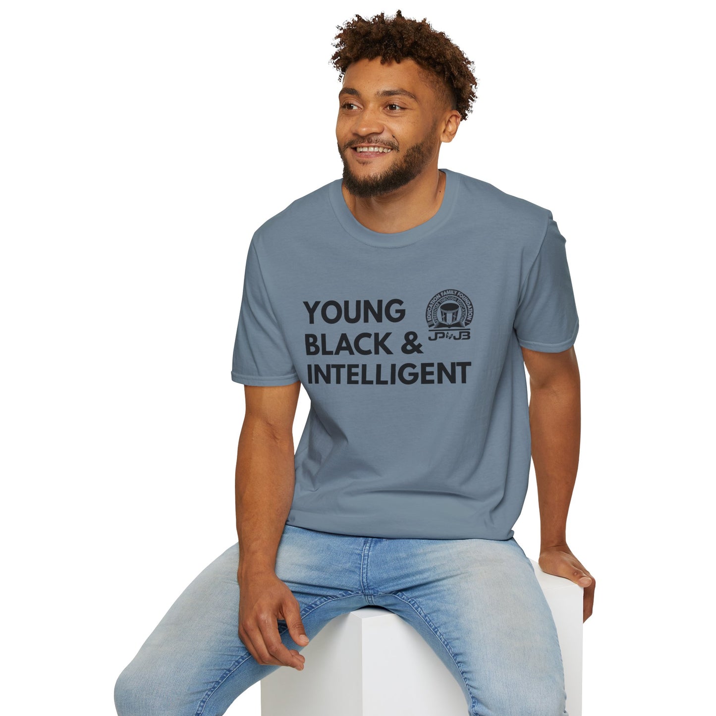 Young, Black, Intelligent JP & JB Crewneck T-Shirt