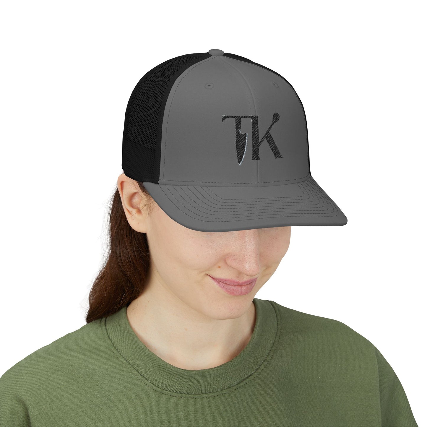 TK Embroidered Snapback Trucker Cap