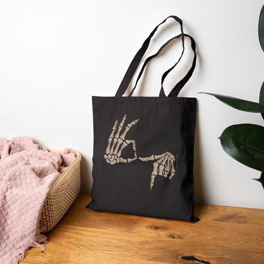 Mr. Lindsay Certified 67 Skeleton Canvas Tote Bag