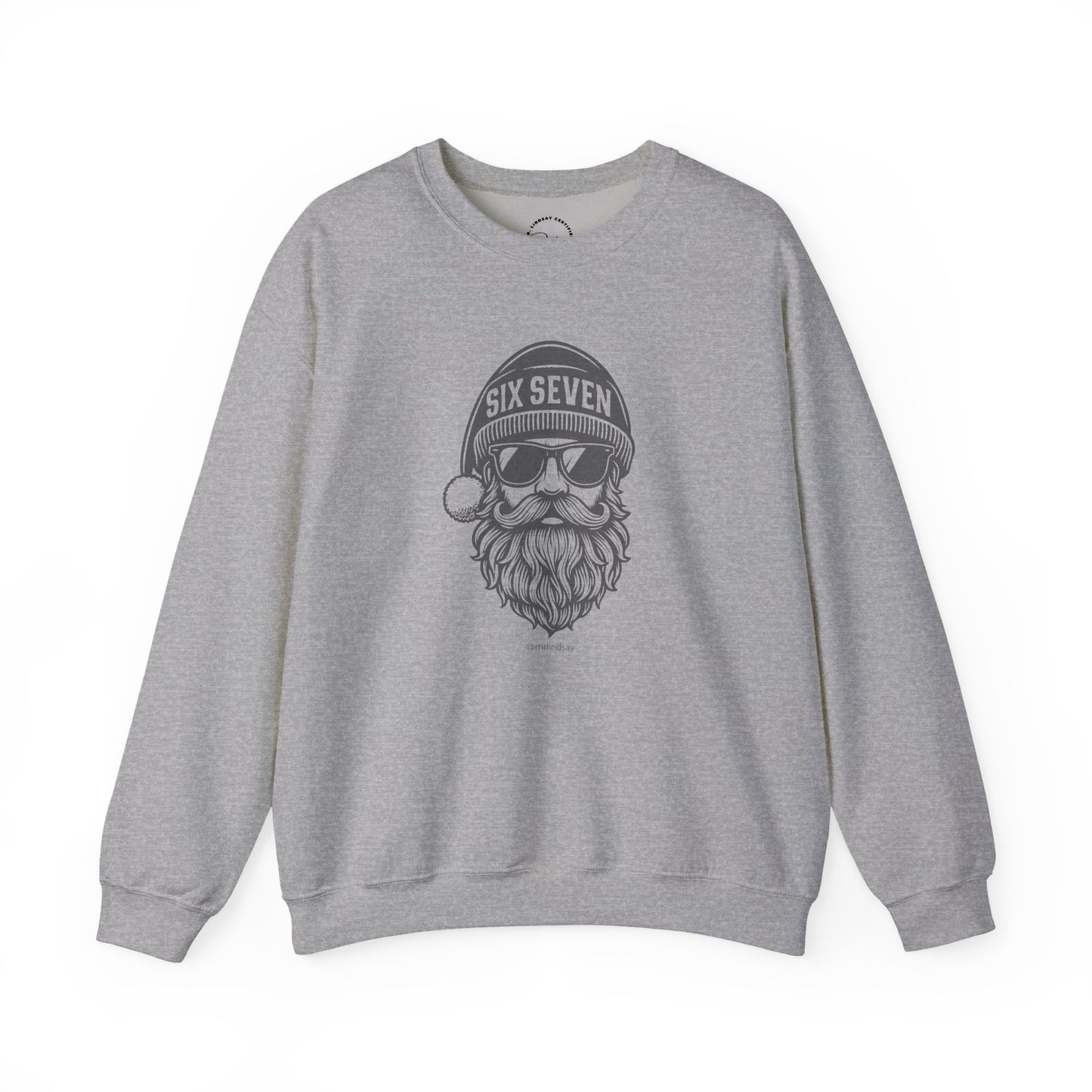 Six Seven Santa Crewneck Sweatshirt - Mr. Lindsay Certified