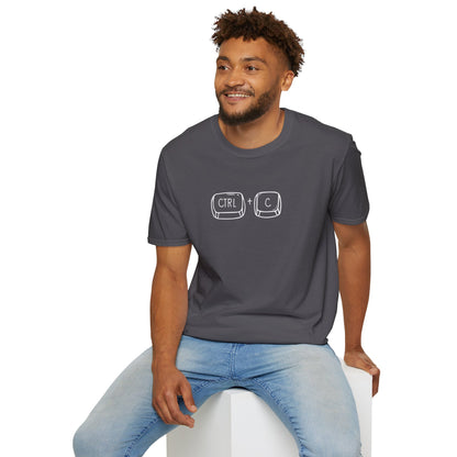 Control Copy Keyboard Duo Softstyle T-Shirt Adult