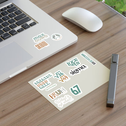 Gen Alpha Aesthetic Sticker Set - Mr. Lindsay Certified