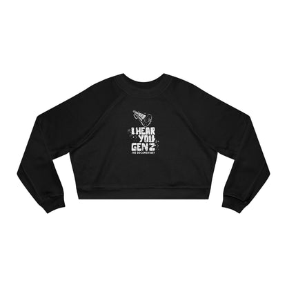 Raqvision Gen Z - That Girl Cropped Fleece Pullover