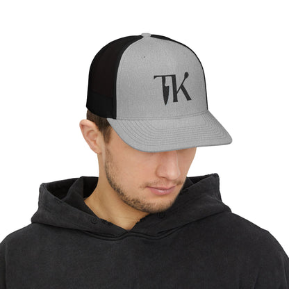 TK Embroidered Snapback Trucker Cap