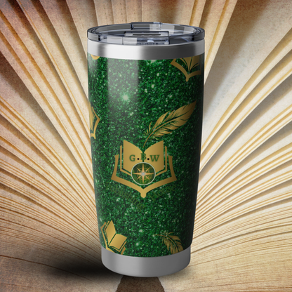 GBW Green Sparkle Sip & Story 20oz Tumbler
