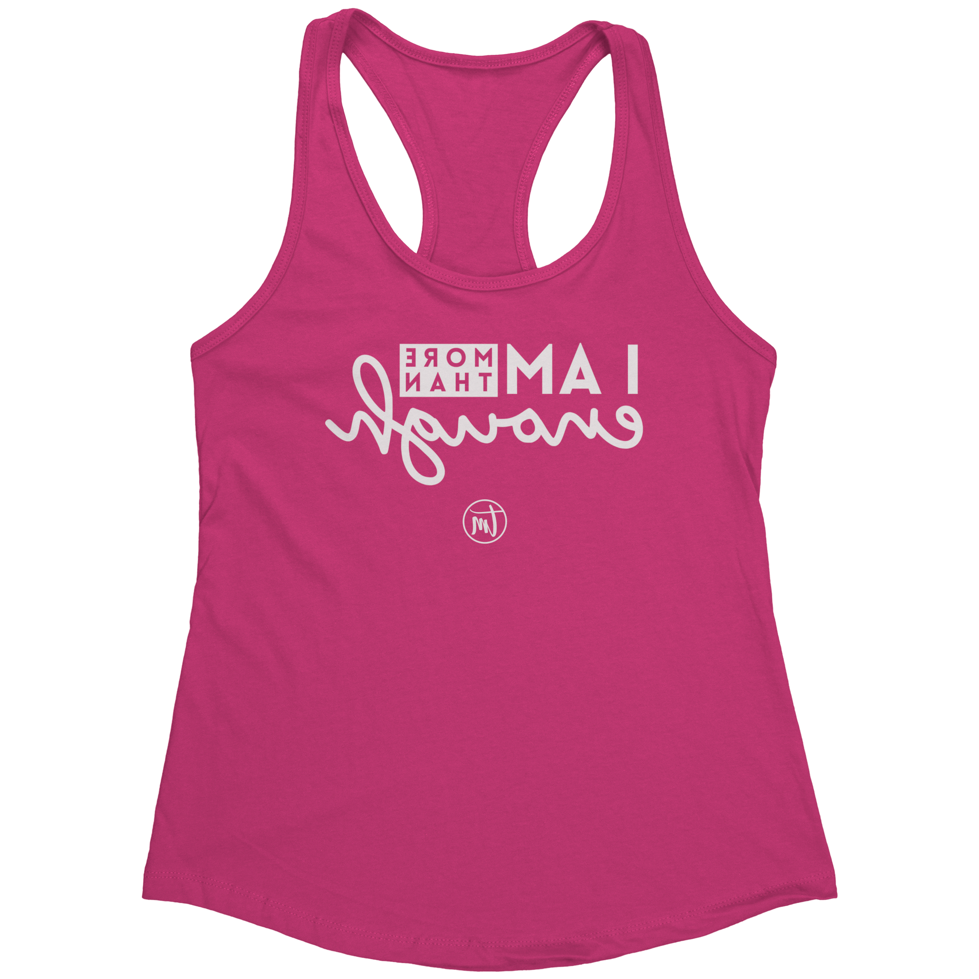 I_am_Enough_Selfie_Care_TME_Racerback_Ta_Raspberry_Mockup.png