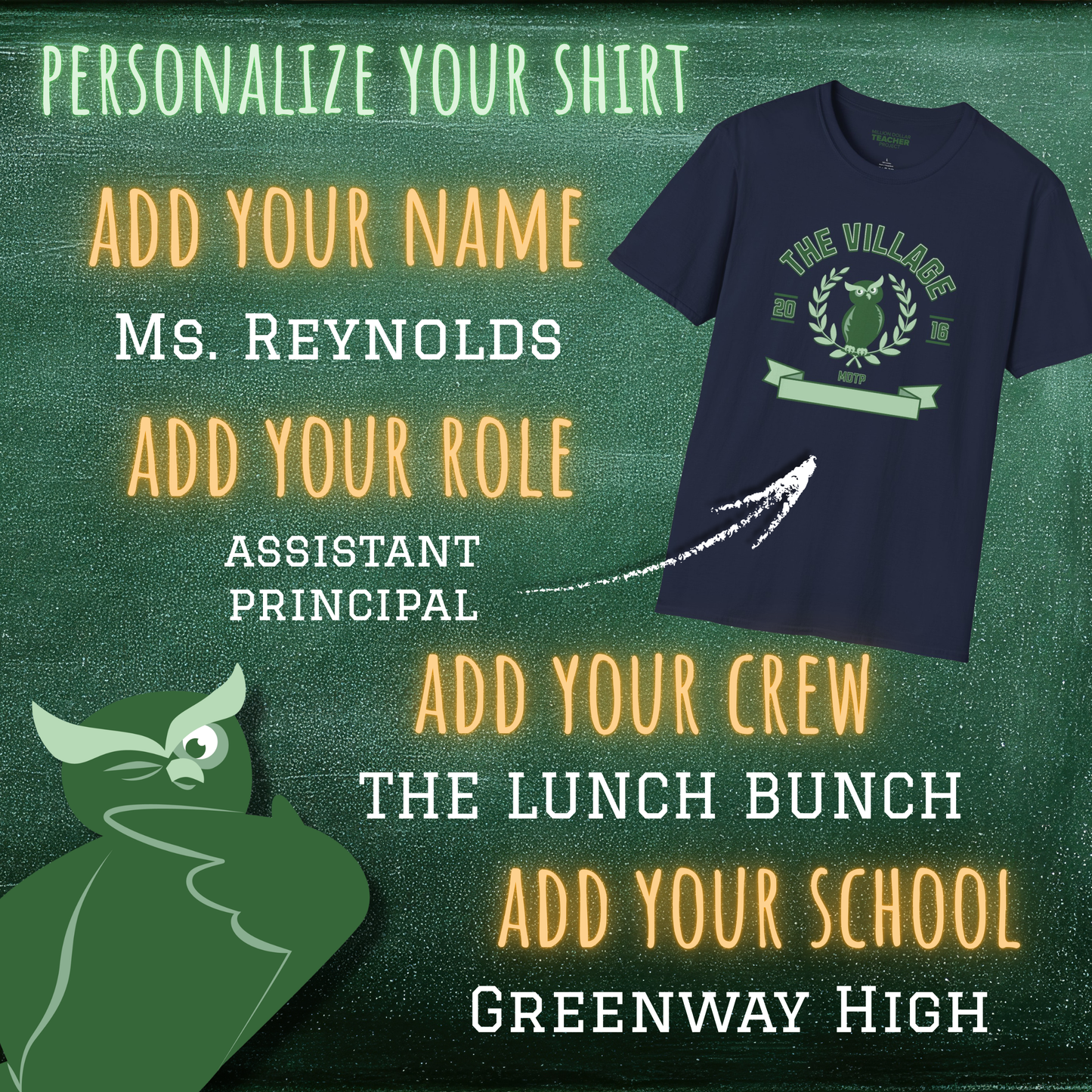 MDTP Village Personalized T-Shirt