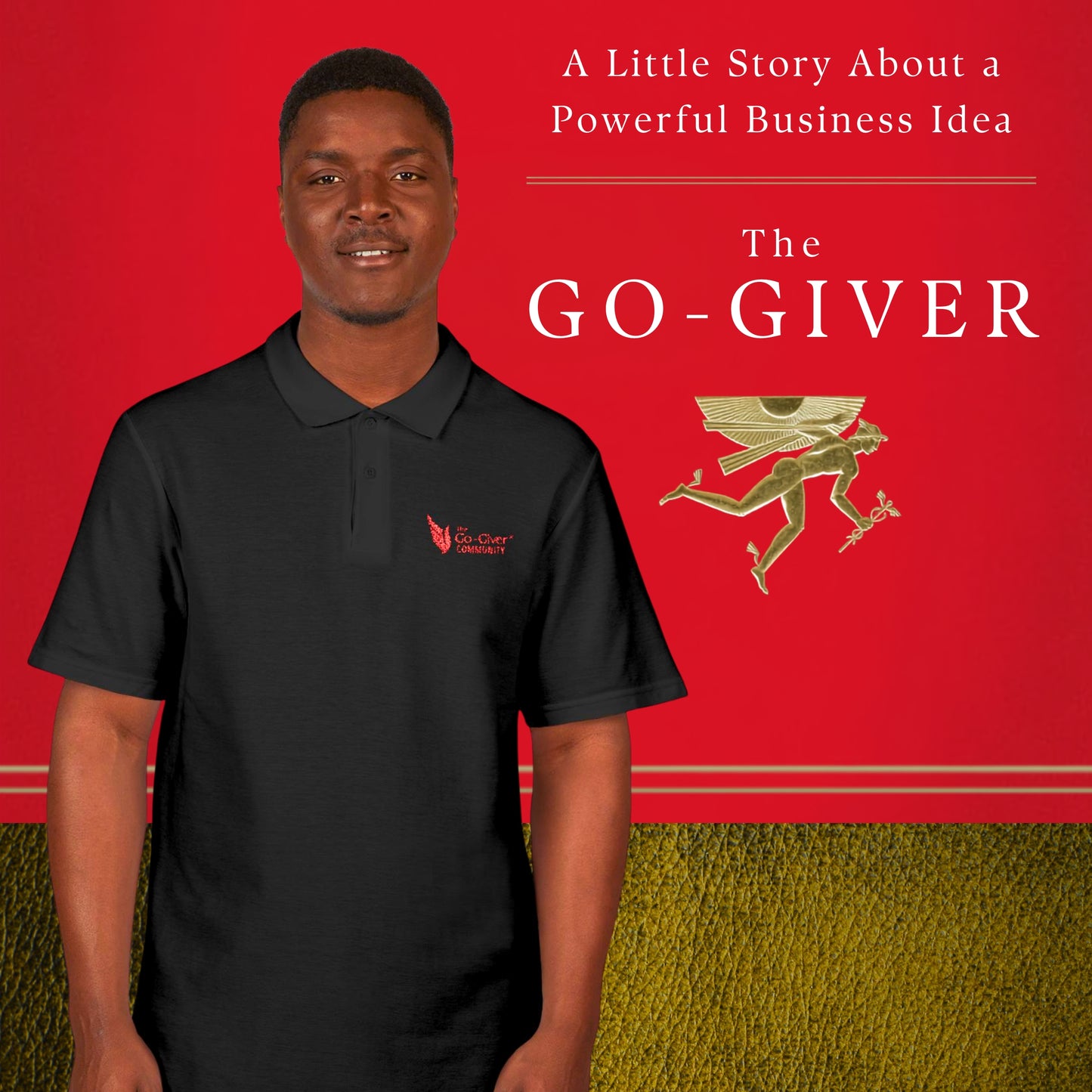 The Go-Giver® Community Polo Shirt - Red Logo