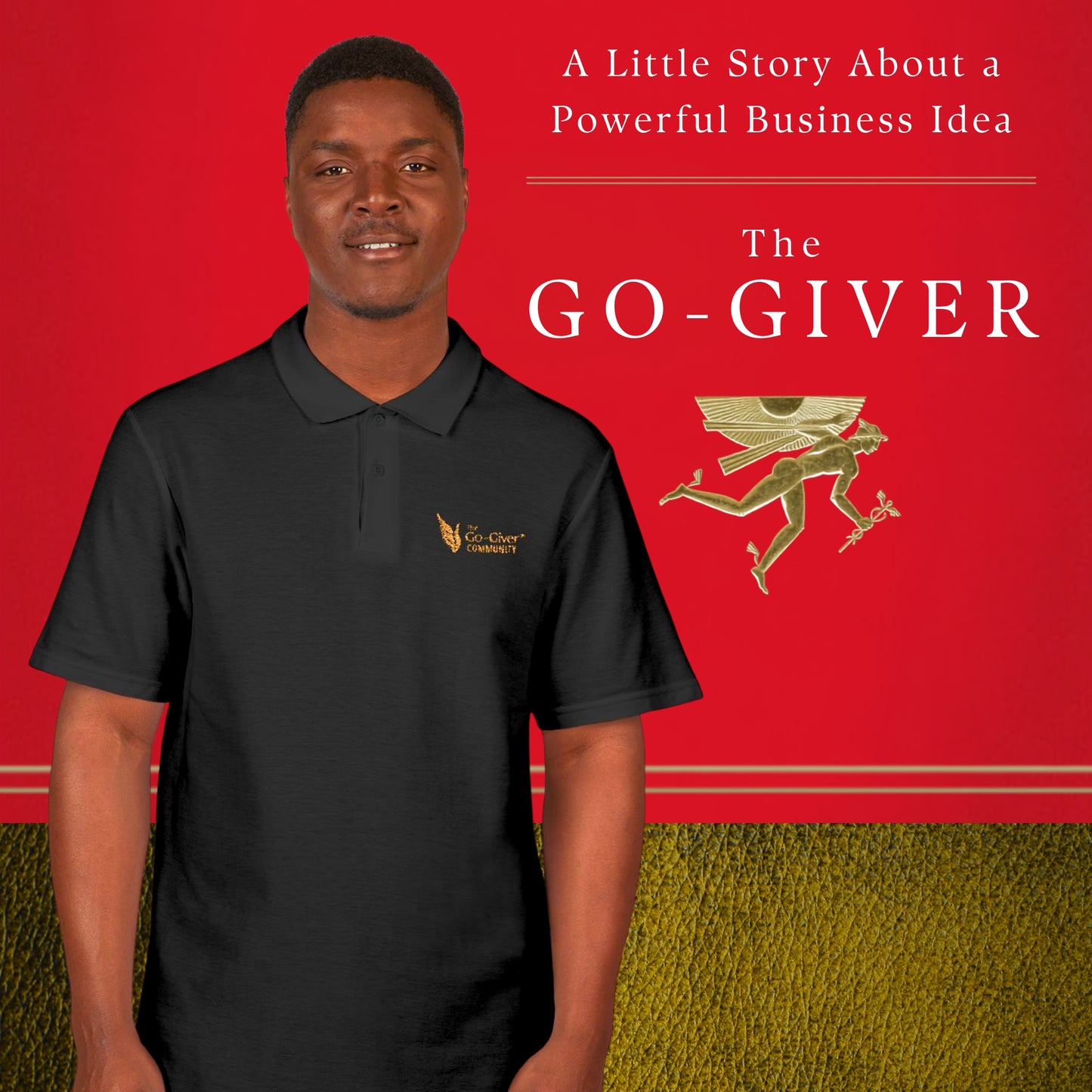The Go Giver® Community Polo Shirt - Gold Logo