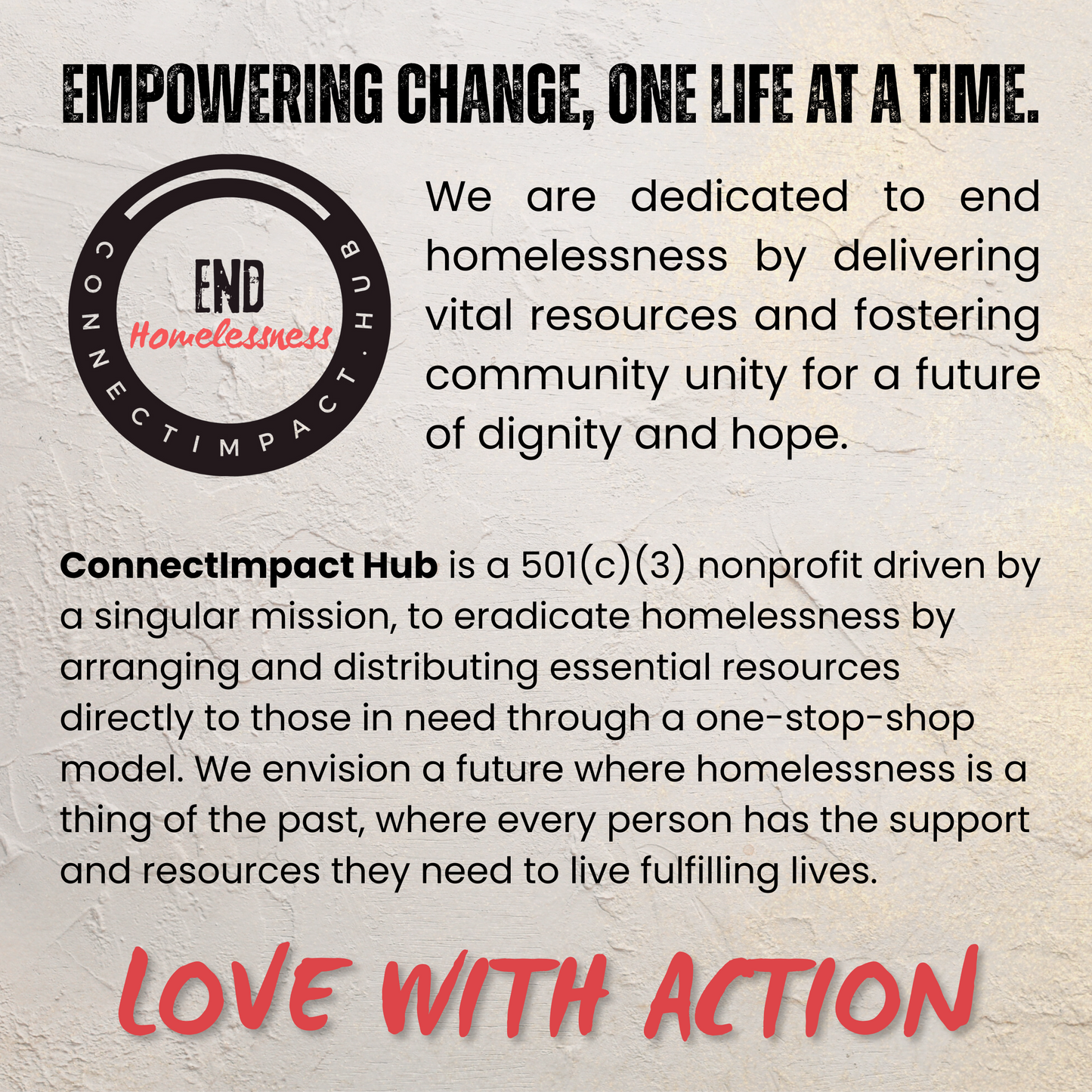 ConnectImpact Hub Agent of Change T-Shirt
